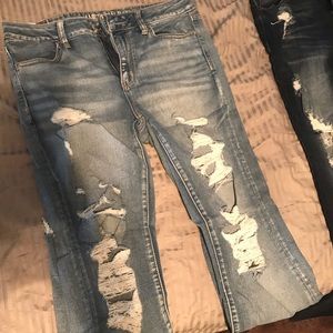American eagle size 8 skinny jeans long